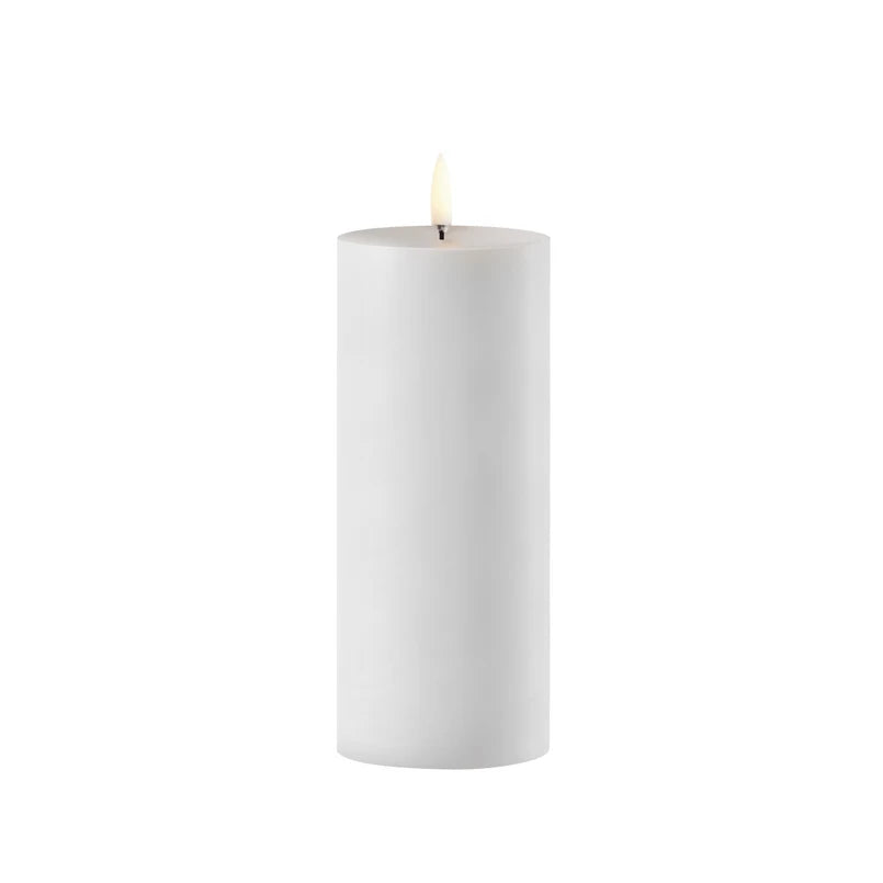 Uyuni Pillar Maxi Udendørs LED-Bloklys H30 x Ø12 cm