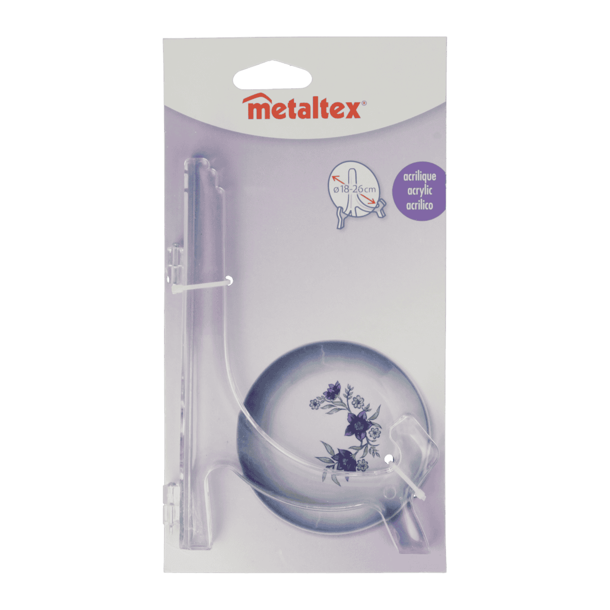 Tallerkenholder ø18-26cm. h16,3 cm