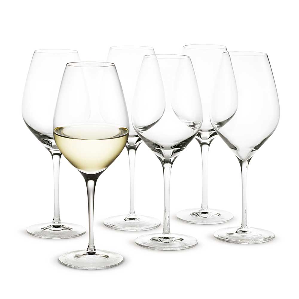 Holmegaard Cabernet Hvidvinsglas 36 cl, 6 stk