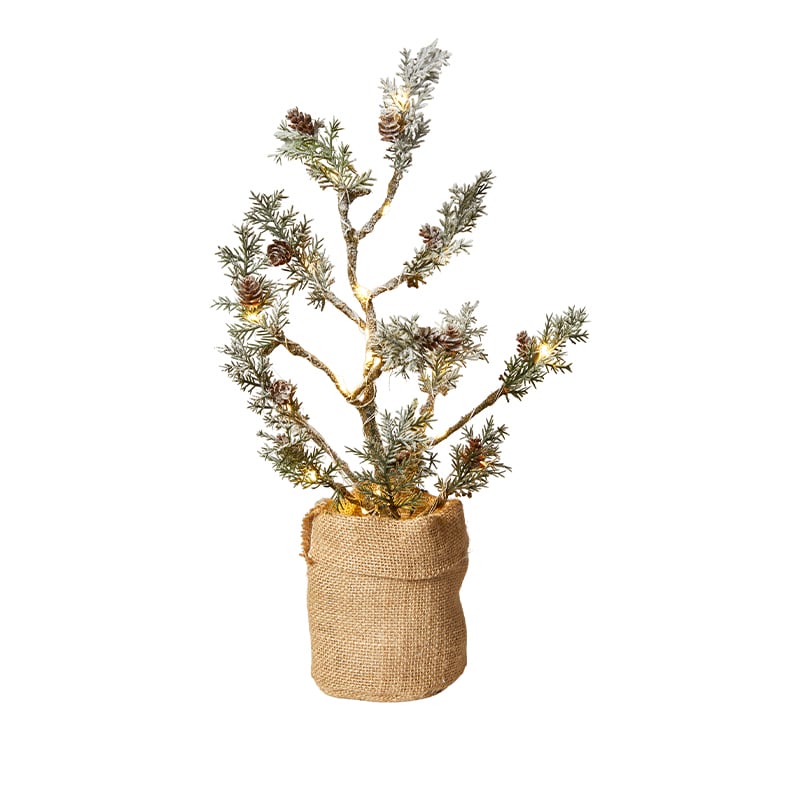 Juletræ med kogler 40 cm