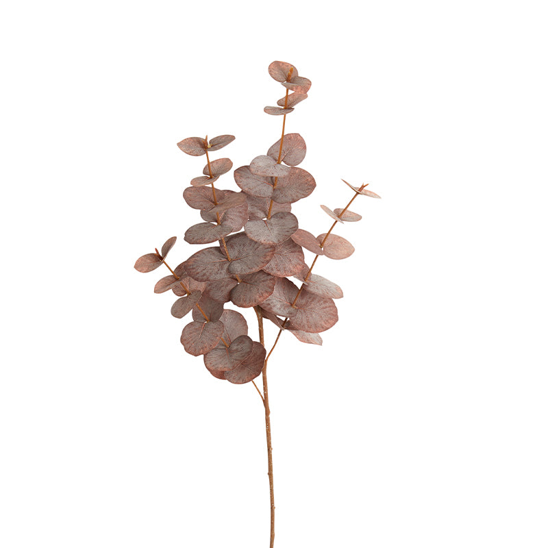 Eucalyptus stilk H 85 cm støvet rosa
