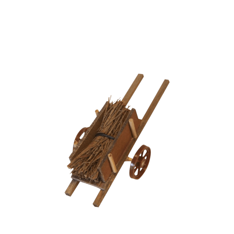 Det Gamle Apotek vogn til nisser 5,5x13,5 cm