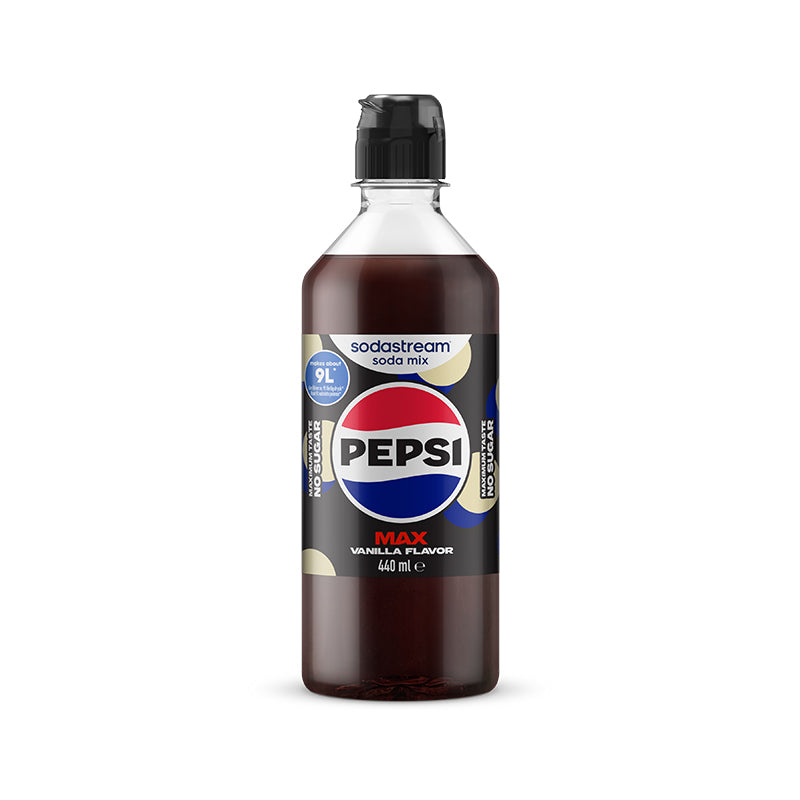 SodaStream Pepsi Max Vanilla smagskoncentrat 440 ml.