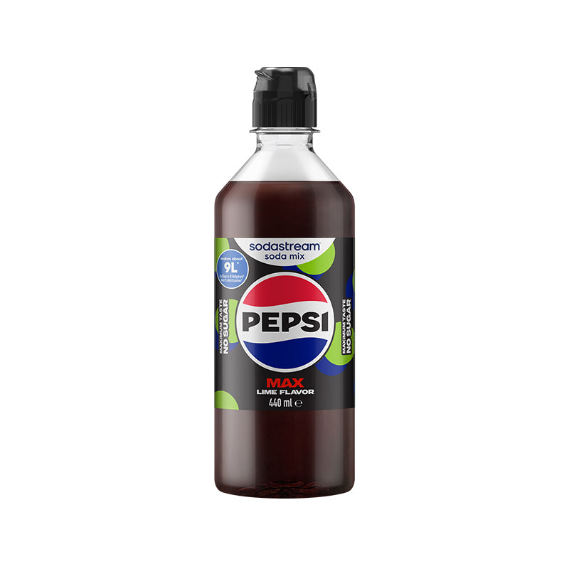SodaStream Pepsi Max Lime smagskoncentrat 440 ml.