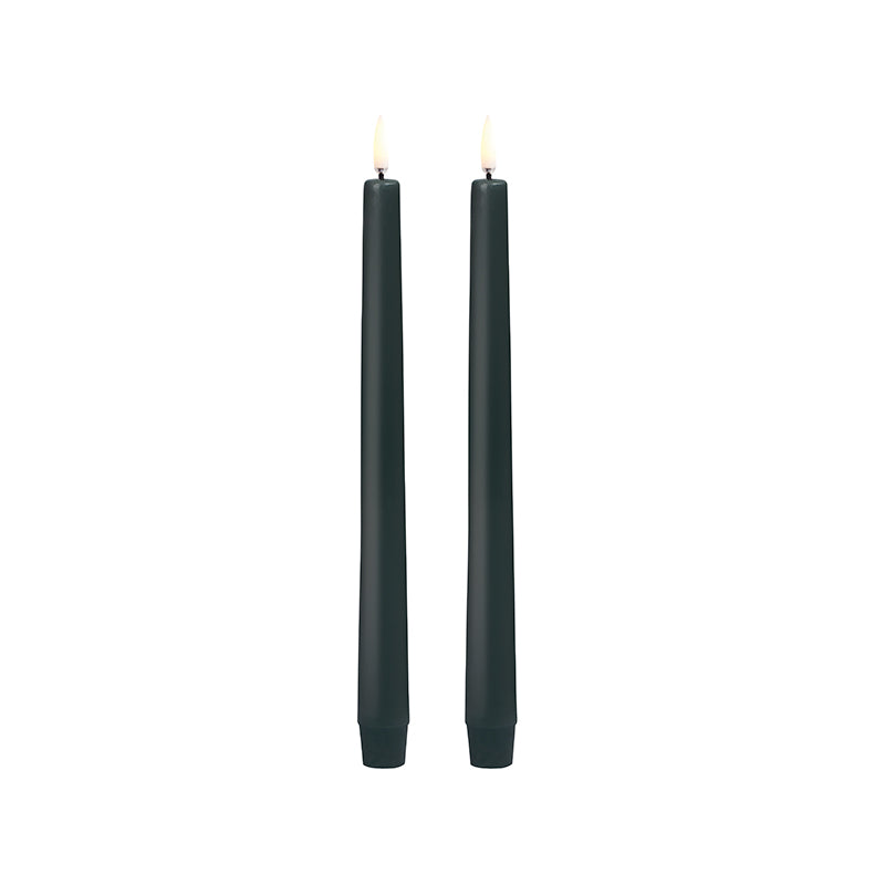 UYUNI LED stagelys grøn H25 cm 2 stk.