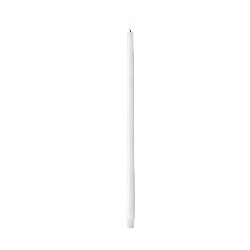Uyuni Lighting Tall LED stagelys hvid H 55 cm