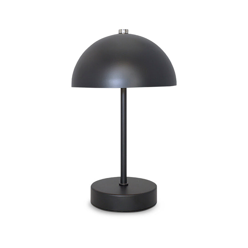 Bordlampe sort opladeligt med touch H25.5 cm