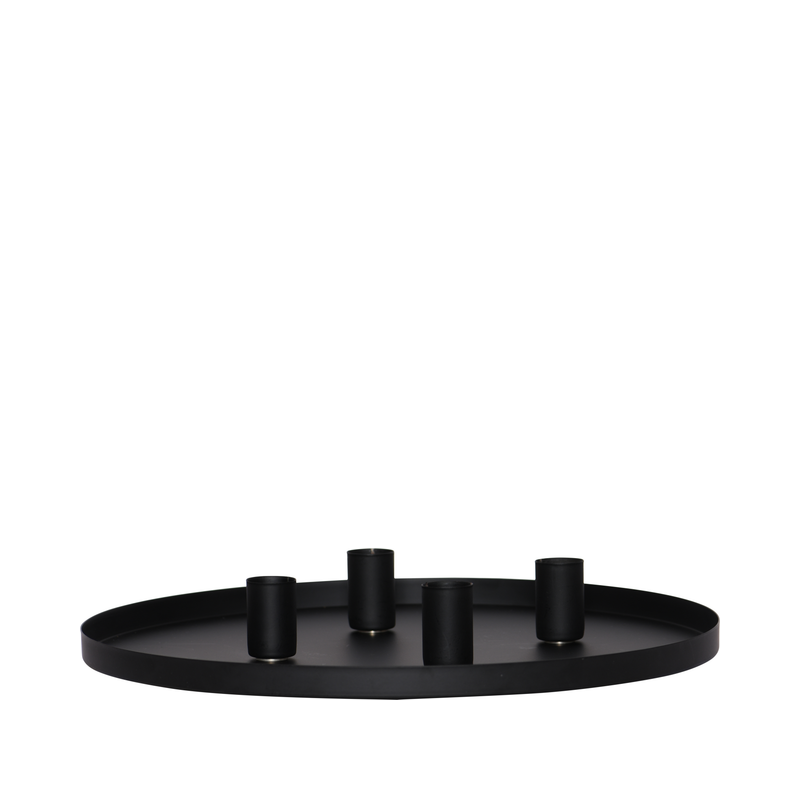 Enjoy lysfad inkl. 4 magnetholdere sort Ø 30 cm