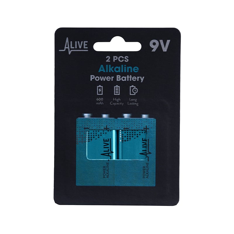 Batteri 9V 6LR61 2 pak