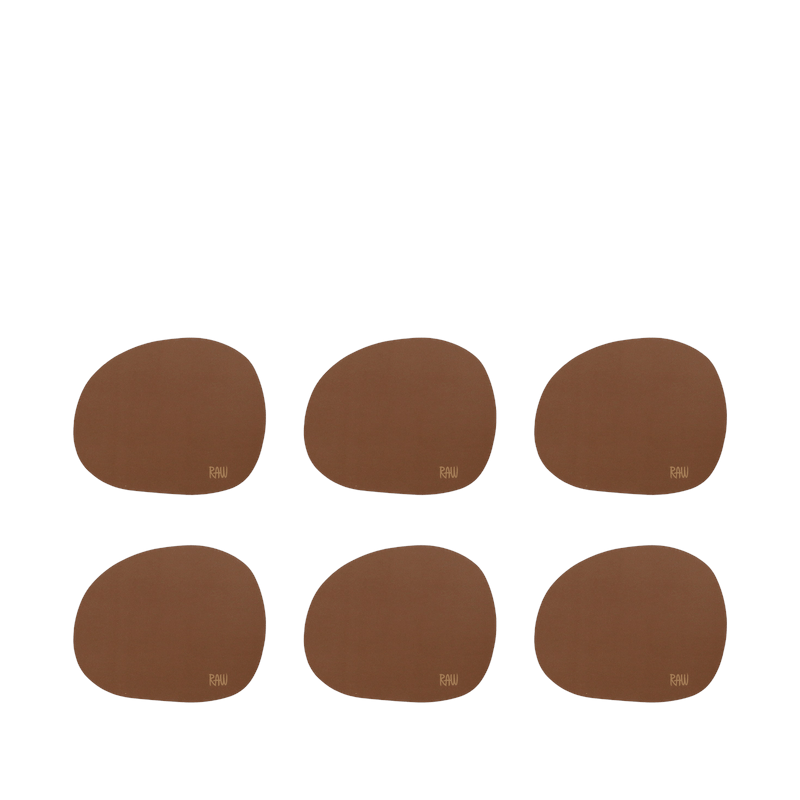 Aida RAW glasbrik soft silikone mocca 6 stk.