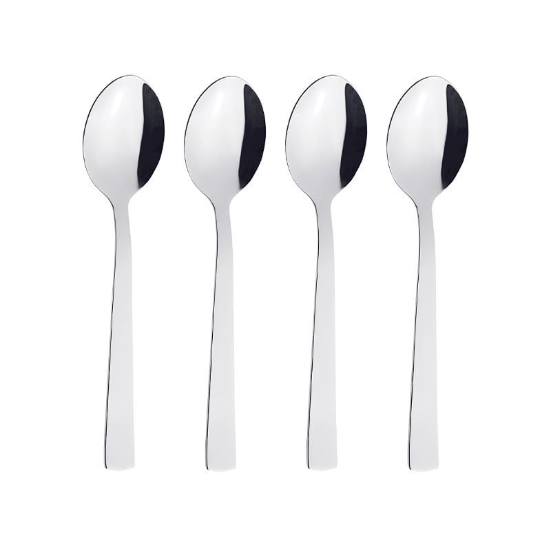 RAW dessertske blank stål 4 stk
