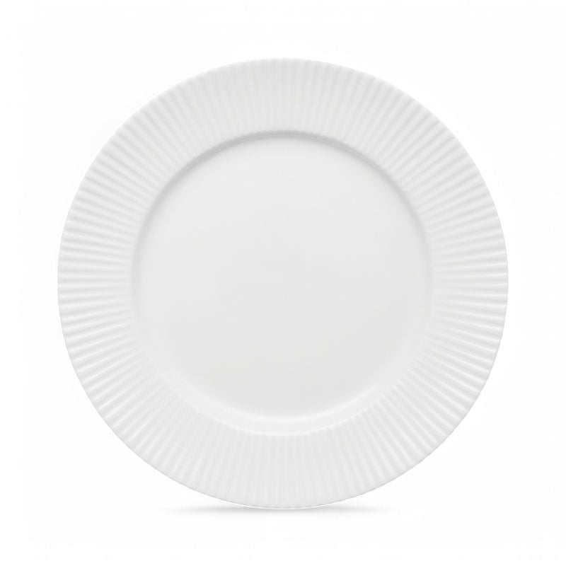 Groovy desserttallerken hvid 1 stk 19 cm