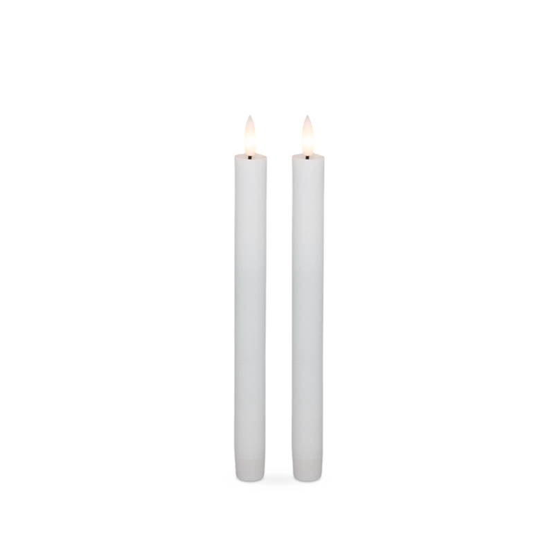 LED stagelys med timer 2 stk. 22,5 cm