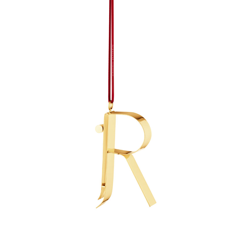 Georg Jensen Christmas Collectibles bogstavsornament R