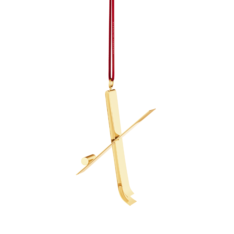 Georg Jensen Christmas Collectibles bogstavsornament X