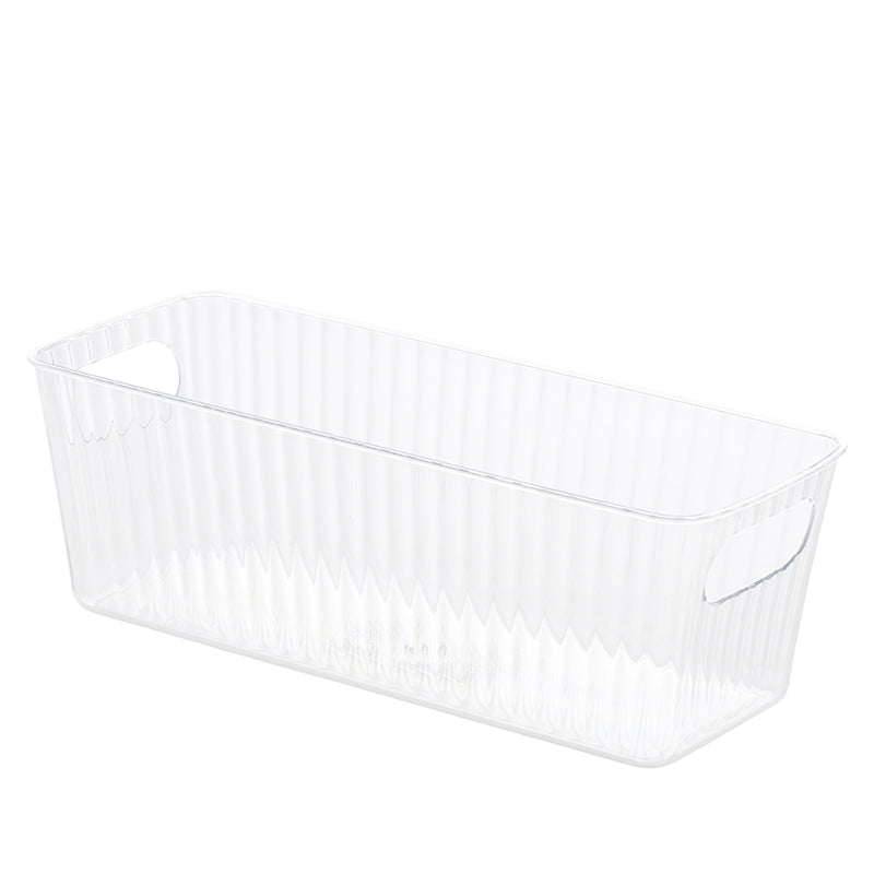 Transparant opbevaringskasse 29x11,5x9,5 cm
