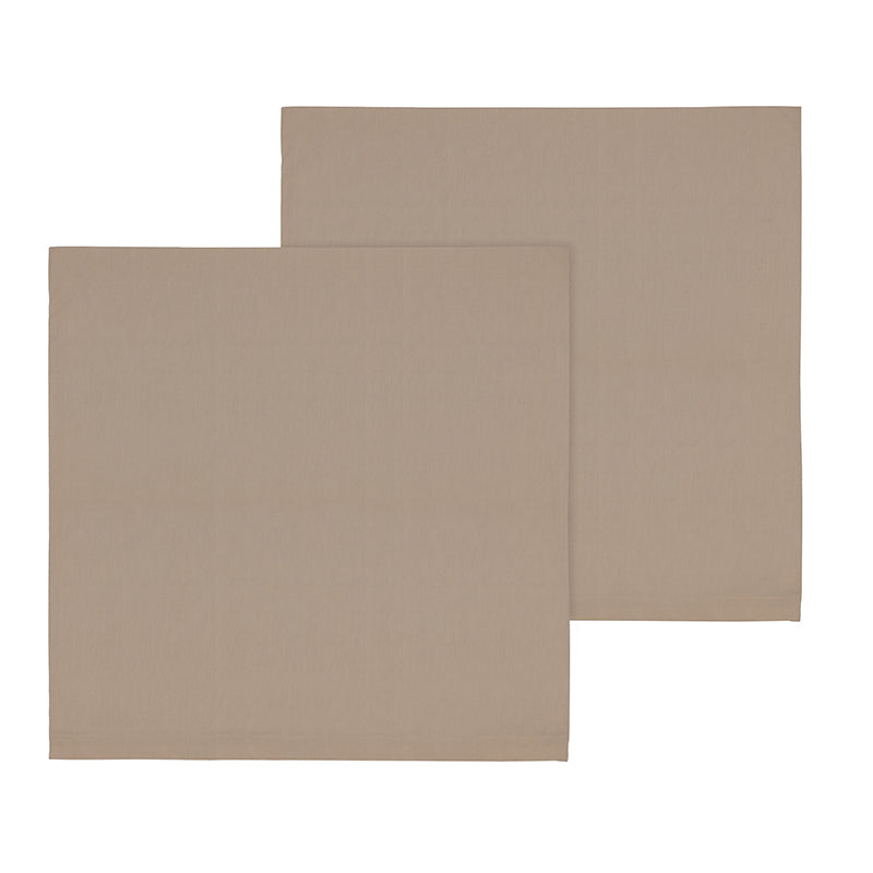 Södahl Organic Calm pudebetræk 2stk taupe 60x63 cm