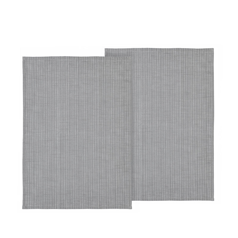 Södahl Organic Line viskestykke 2 stk stone grey 50x70 cm