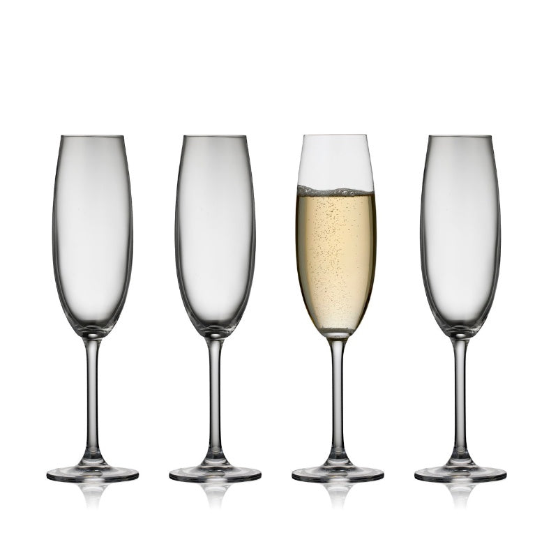 Lyngby Glas Juvel champagneglas 22 cl 4 stk.