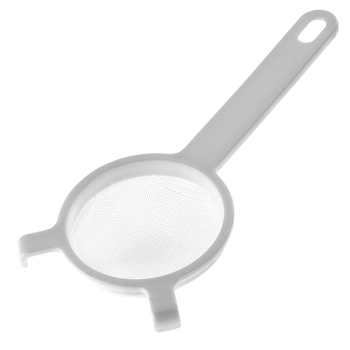 Sigte Plast 8 cm. hvid med skaft