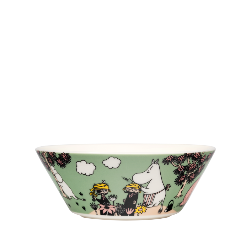 Moomin Arabia Omsorg skål lysegrøn Ø15 cm