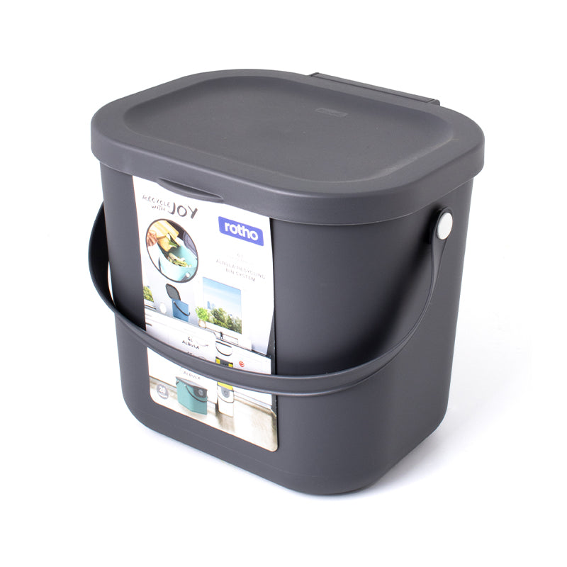 Rotho affaldsspand 6 liter sort