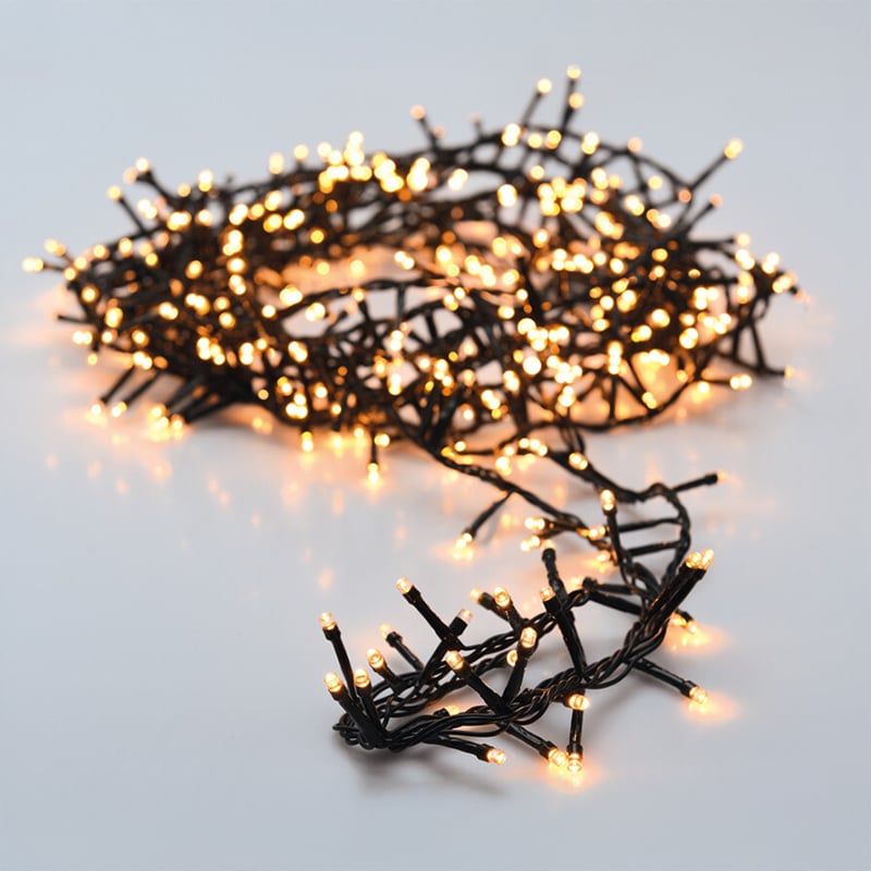 Snake LED lyskæde ude & inde 20 meter 1000 LED lys varm hvid
