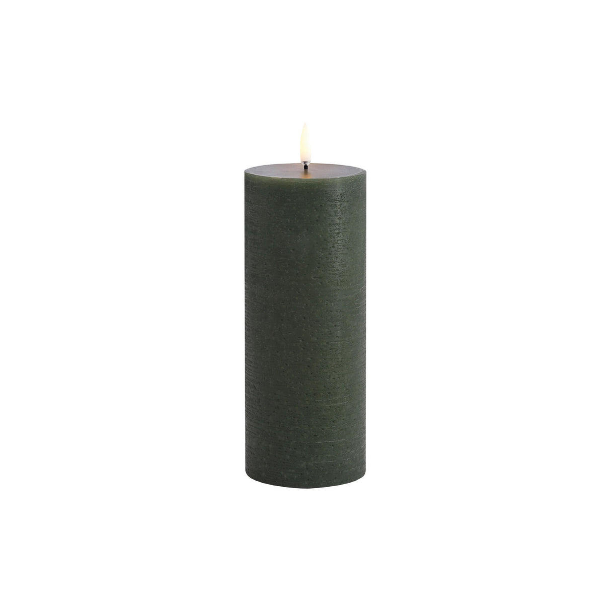 Uyuni Lighting LED Pillar Candle 20 cm, pine green