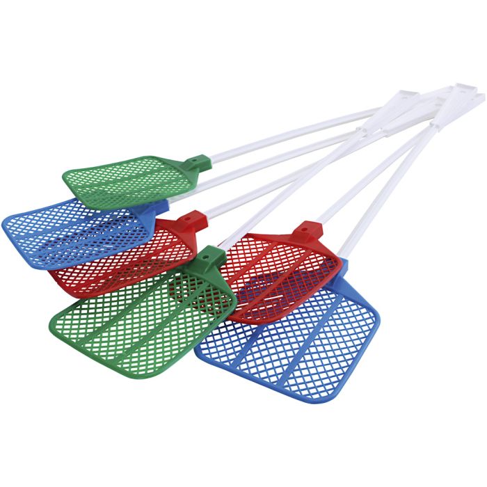 fluesmækker plast ass. farver