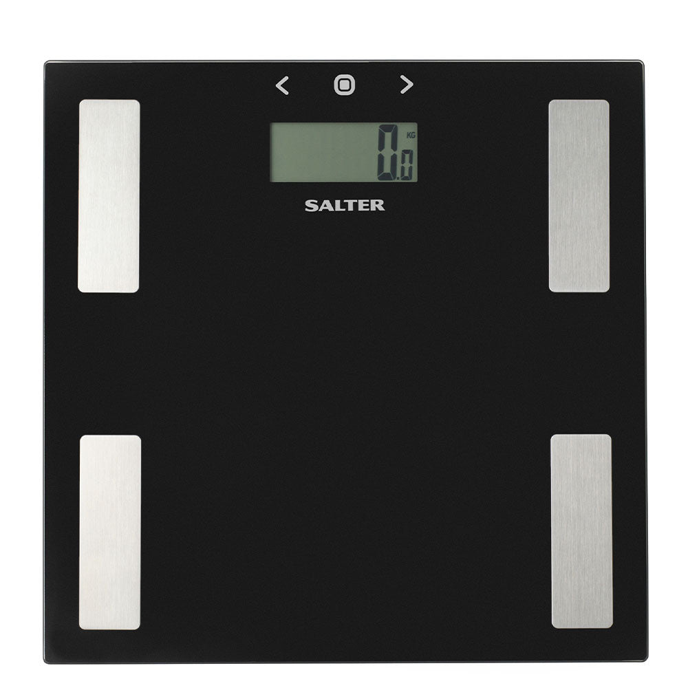 Salter Glass Analyser Badevægt Sort