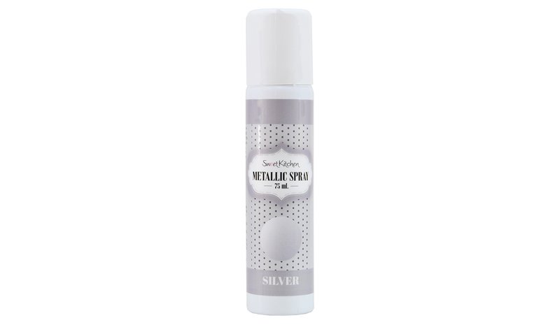 Sweet Kitchen metallic Sølv spray 75 ml