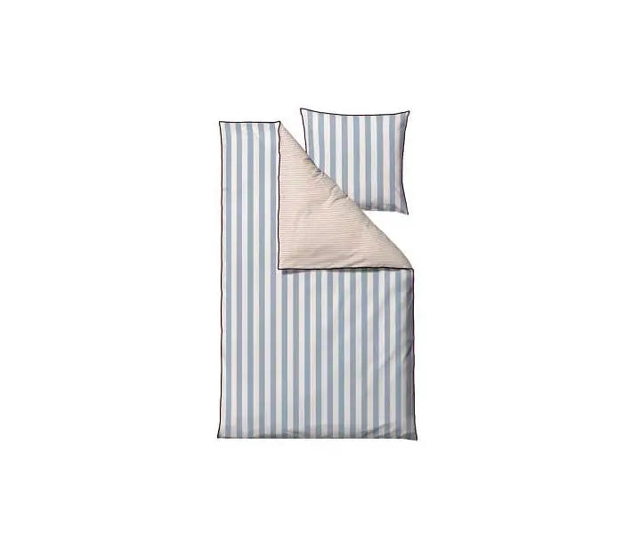 Södahl Sengetøj Parallel Sengetøj, Linen Blue - 140 x 200