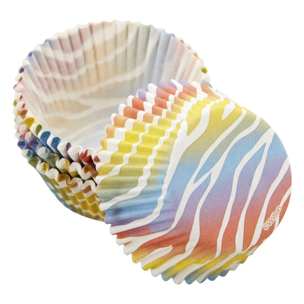 Papirs Muffinsforme Zebra print 75 stk.
