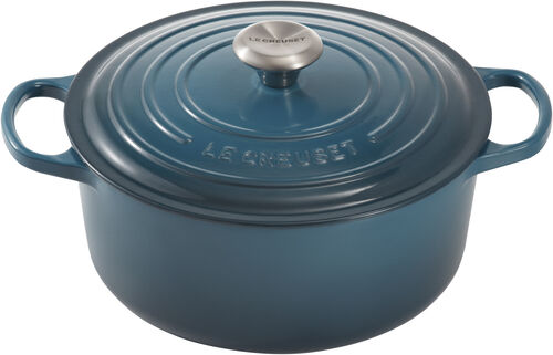 Le Creuset rund gryde 4,2 ltr./ 24 cm Deep teal