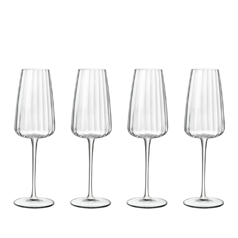 Luigi Bormioli Optica champagneglas 21 cl 4 stk.