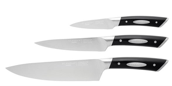 Scanpan Classic knivsæt/ kokkesæt 3 dele