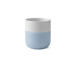 Royal Copenhagen Riflet Contrast Krus, Dueblå 33cl