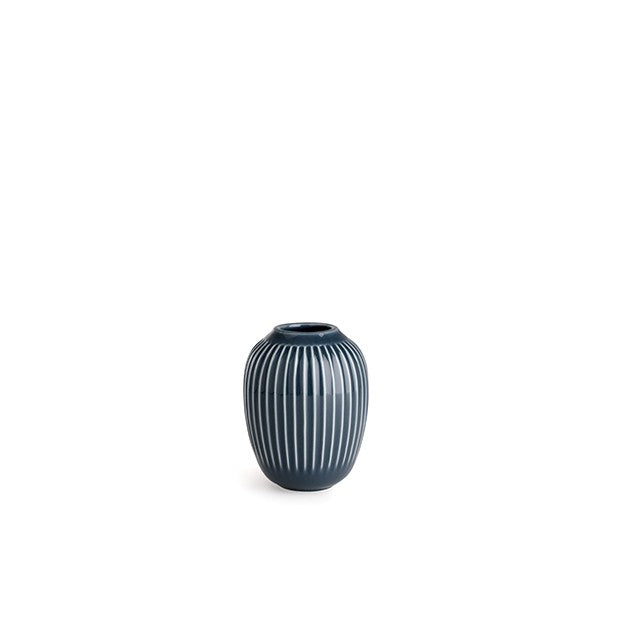 Kähler Hammershøi Vase Antracitgrå 10 cm