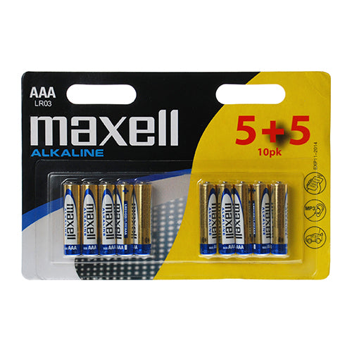 Maxel aaa batterier 10stk