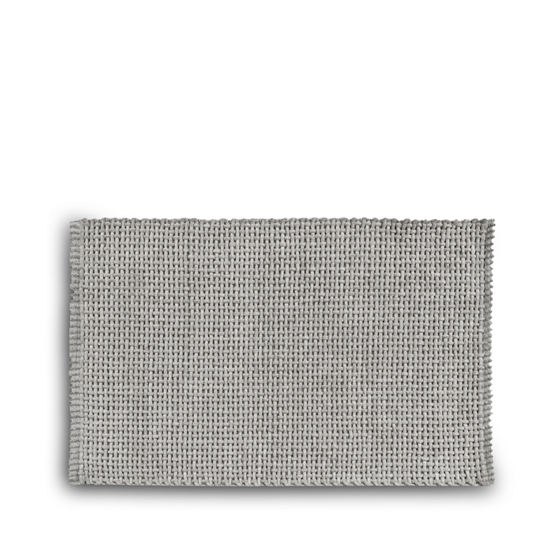 Bademåtte bomuld 50x80 cm - Grå