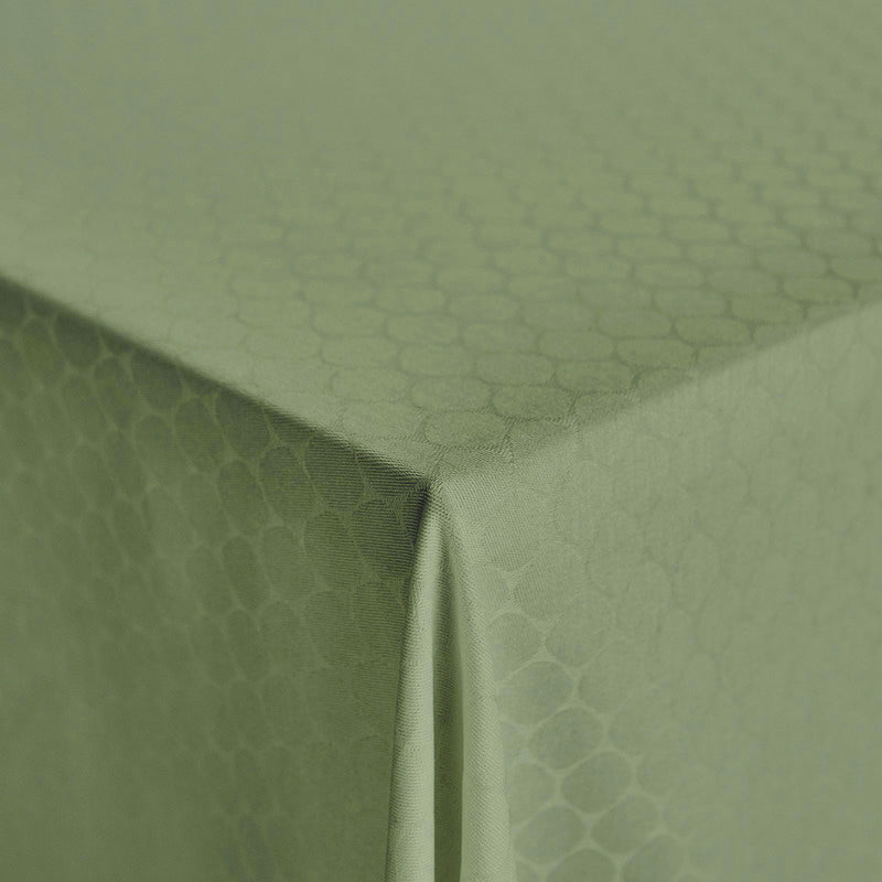 Nordisk Tekstil damask dug Honey 140x320 cm grøn