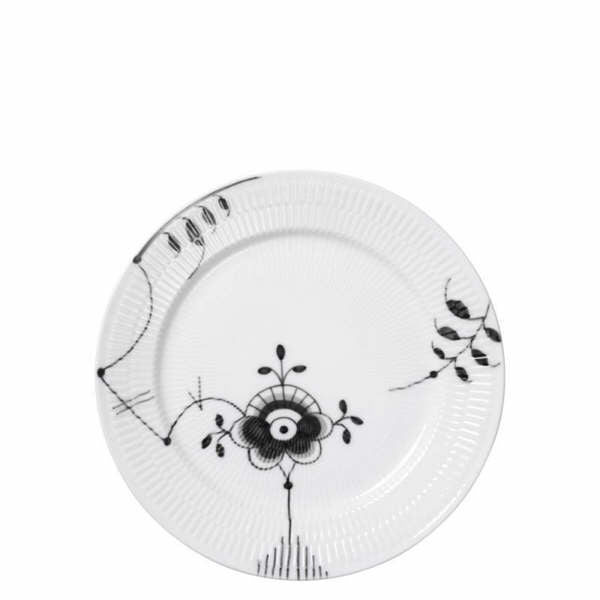 Royal Copenhagen Sort Mega Riflet tallerken 27 cm