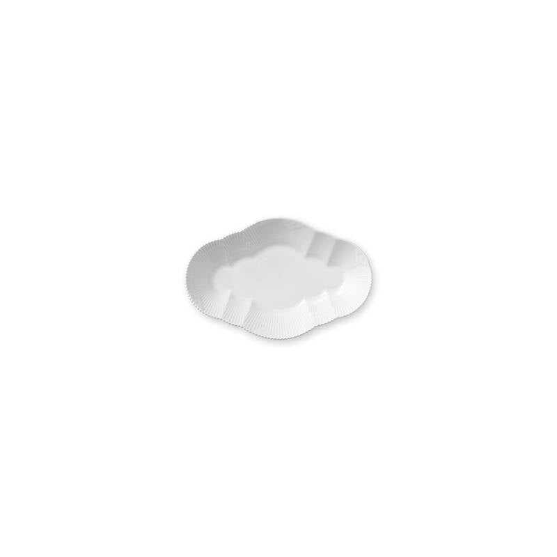 Royal Copenhagen Hvid Elements Fad 23 cm