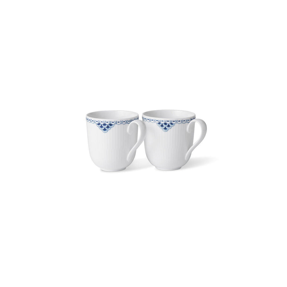 Royal Copenhagen Prinsesse krus 2 stk. 37 cl