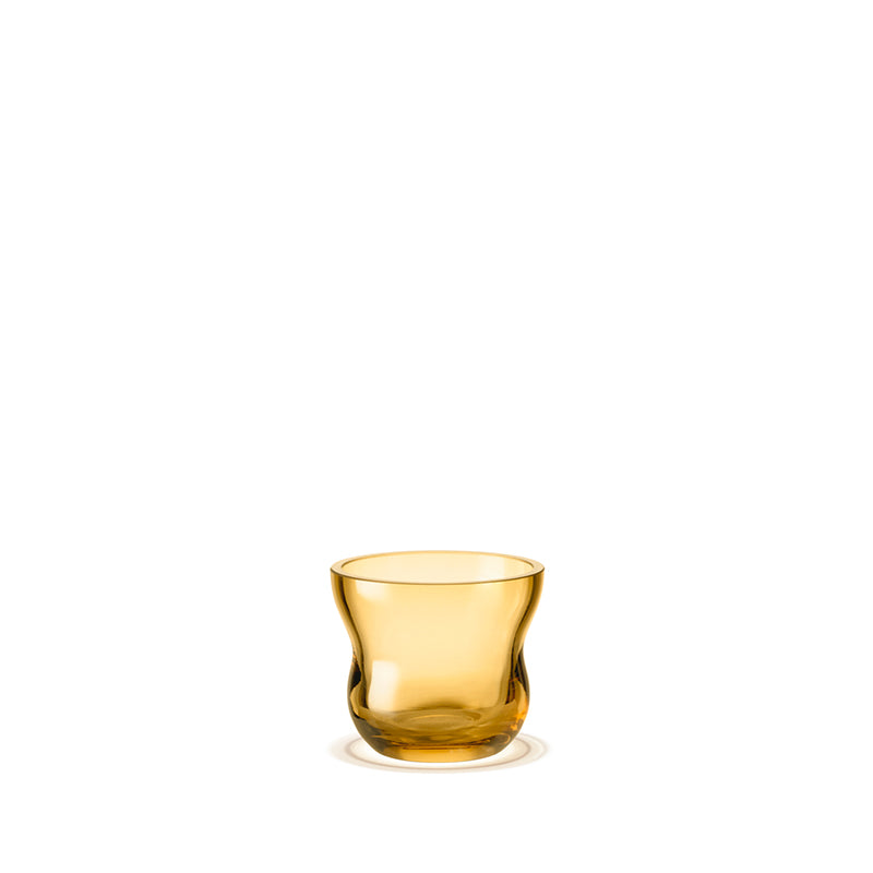 Holmegaard Calabas Fyrfadsstage Amber 8,5 Cm