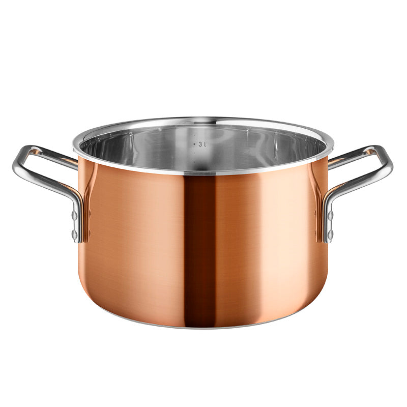 Eva Trio gryde kobber 3,9 liter