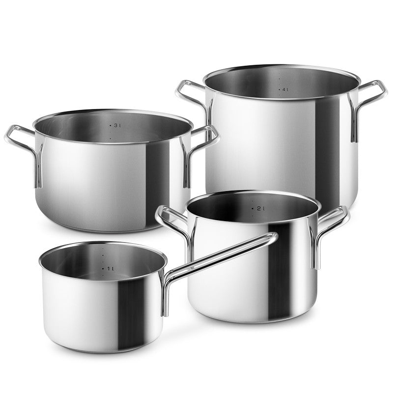 Eva Trio Grydesæt Rustfrit stål - 4 stk
