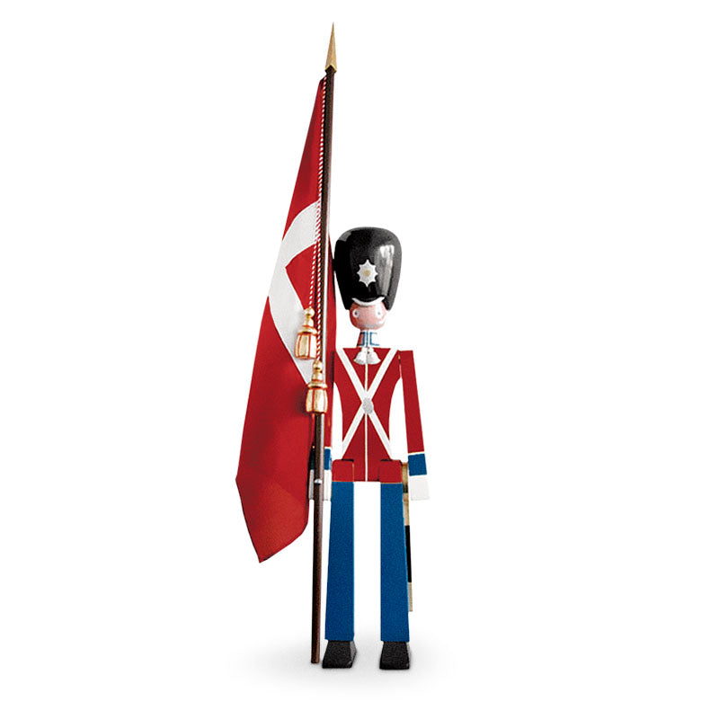 Kay Bojesen fanebærer med flag stor