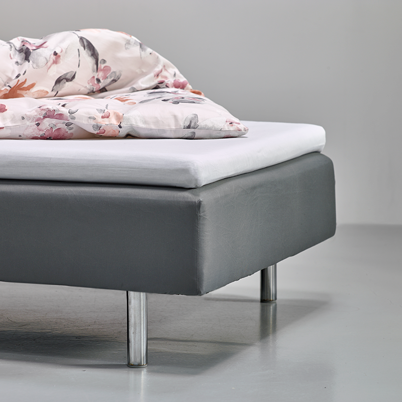 Night & Day kuvertlagen Satin Hvid - 180x200