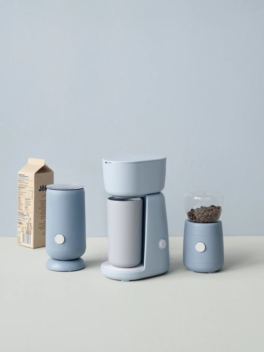 RIG-TIG Foodie Elektrisk Mælkeskummer Dusty Blue